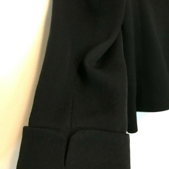 Ralph Lauren Faux Fur Neckline Black Wool Career Button Blazer - Picture 4 of 9